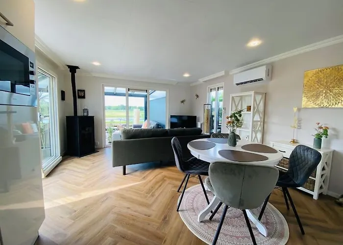 Ferienhaus Luxchalet Vaju Ijsselview Direkt Am Fluss See Pool Park *